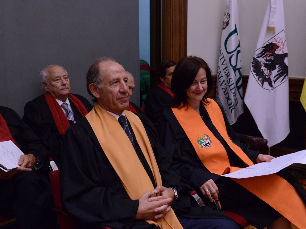 Laudatio des Rektors der Universidad del Salvador Carlos Ignacio Salvadores de Arzuaga