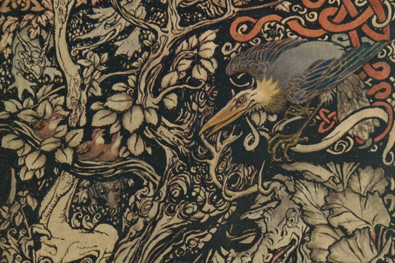 image titleWild and Shy and Monstrous Creatures  authorRackham Arthur  year1920  publisherOld Book Illustrations