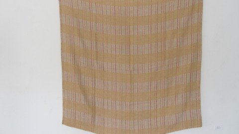 Stoff gestreift in Orange, beige und Gelb