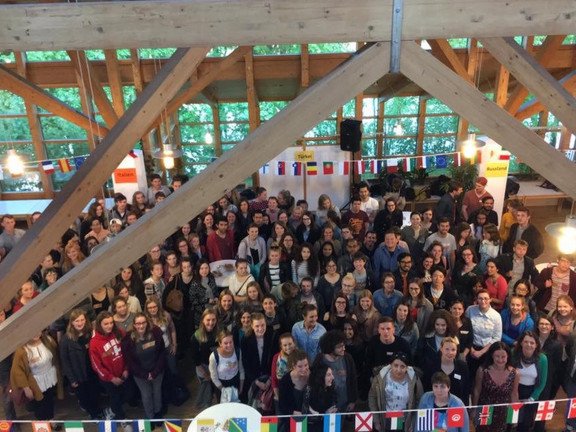 Festveranstaltung f&uuml;r die internationale Studierenden anl&auml;sslich des 30-j&auml;hrigen Bestehens des Erasmus-Programms, Mai 2017