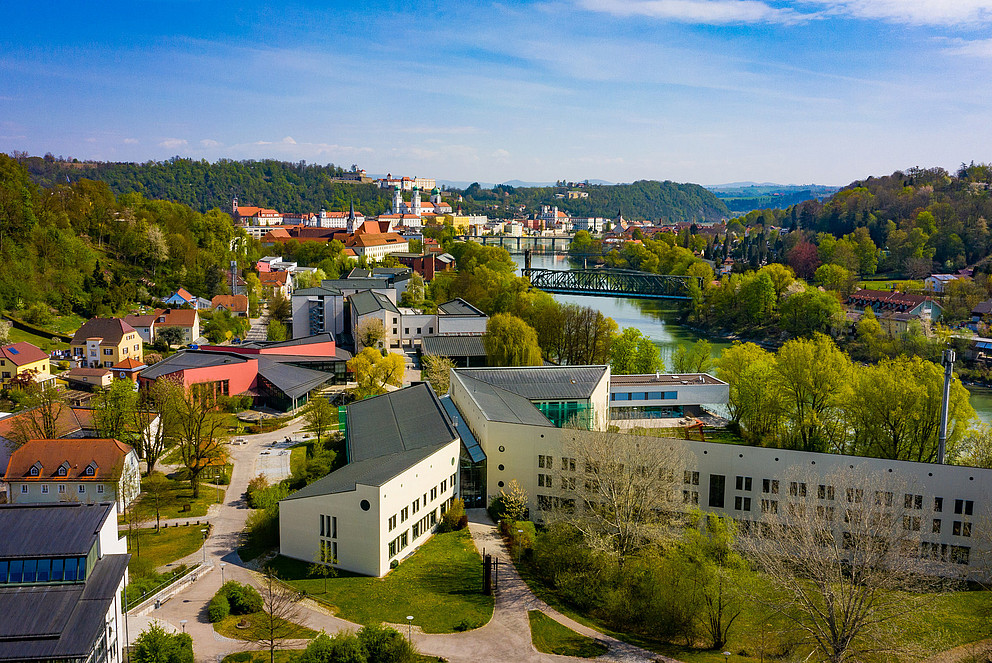 Campus der Universität Passau. Foto: Universität Passau