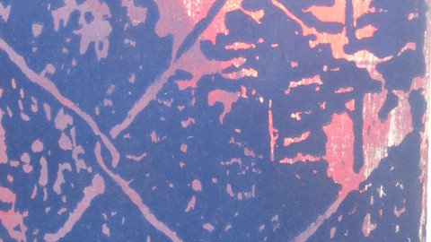 Bild gemalt Maschendrahtzaun