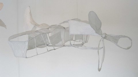 Flugk&ouml;rper aus Draht und Papier