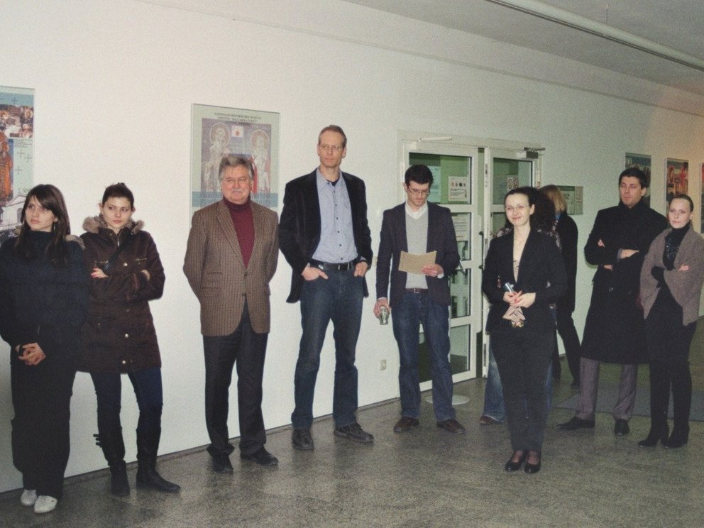 Er&ouml;ffnung der Austellung "Das Altbulgarische Alphabet" im Sommersemester 2011