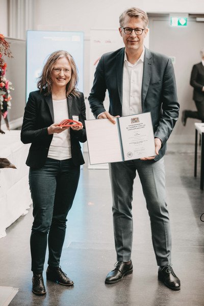 Victoria Riess erhielt den Anerkennungspreis f&uuml;r vorbildliche Lehre von Lehrbeauftragten;Foto: Matthias Leo/THA &copy;2026