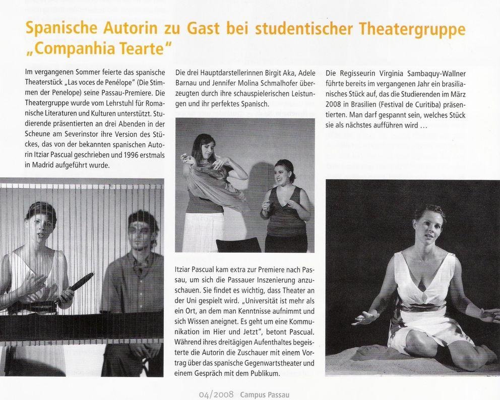 Las voces de Penelope (Campus Magazin)