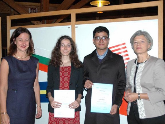 Verleihung desPreises des Deutschen Akademischen Austauschdienstes (DAAD) an Kanishka Ghosh Dastidar, Oktober 2016