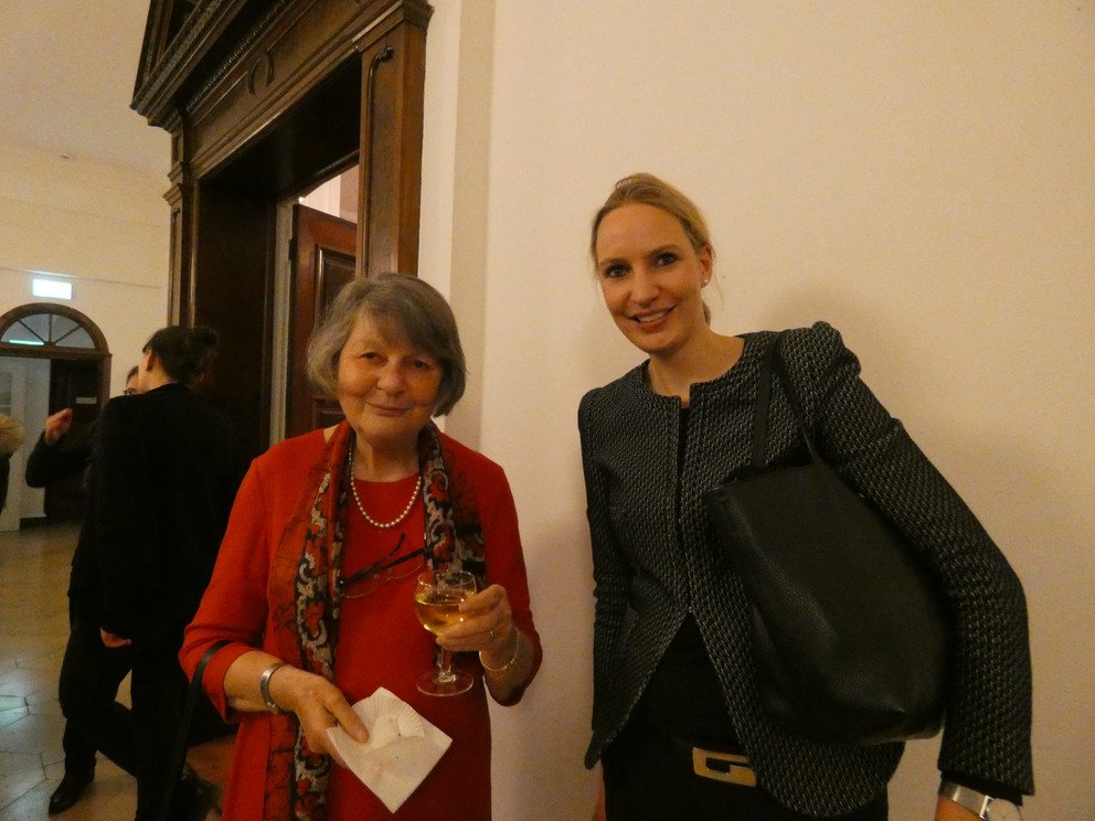 Annegret Boll&eacute;e und Kathrin Kammer