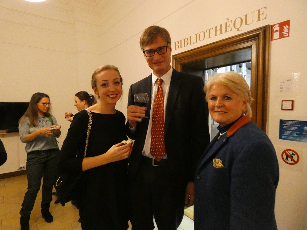 Kathrin Hautz, Christian Reidel und Amelie von Montgelas
