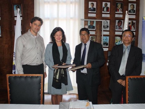 Unterzeichnung eines Memorandum of Understanding mit der University of Antananarivo in Madagaskar, September 2017