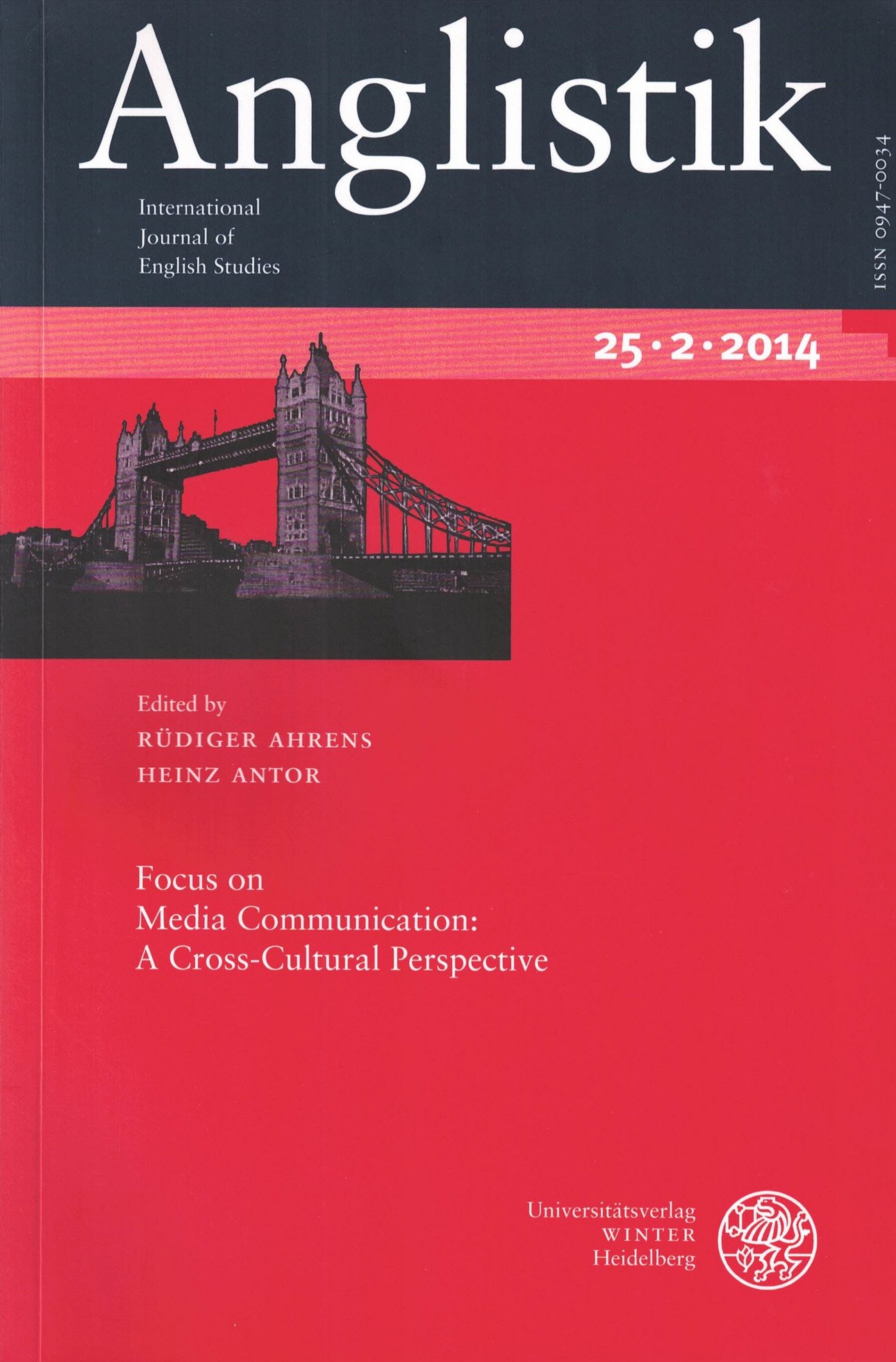 Buchcover: Anglistik