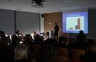 Vortrag eines Studierenden