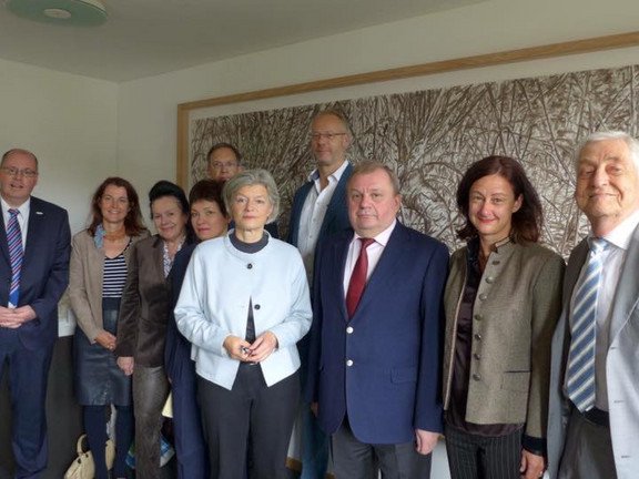 Besuch des Pr&auml;sidenten der Ivanovo State University Vladimir Nikolaevich Egorov, Oktober 2017