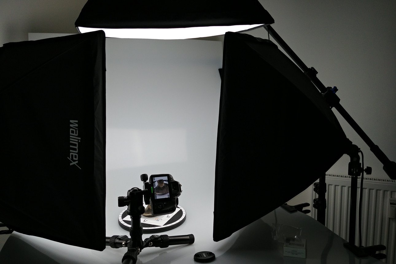Fotoausstattung am Lehrstuhl f&uuml;r Computational Humanitties, Uni Passau