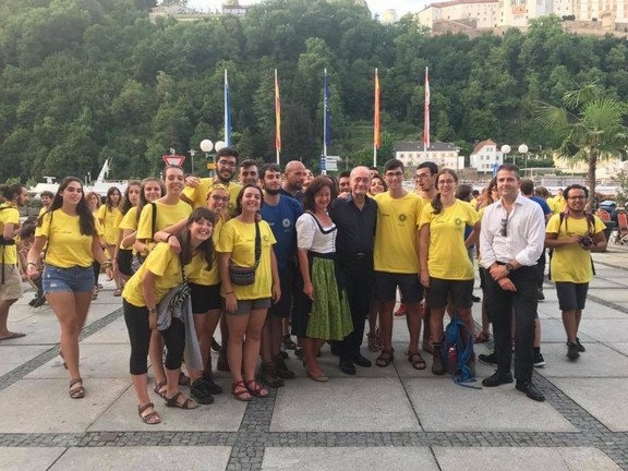 Der B&uuml;rgermeister von M&aacute;laga Francisco de la Torre Prados zu Besuch in Passau, August 2017