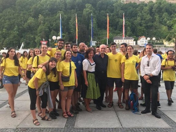 Der B&uuml;rgermeister von M&aacute;laga Francisco de la Torre Prados zu Besuch in Passau, August 2017