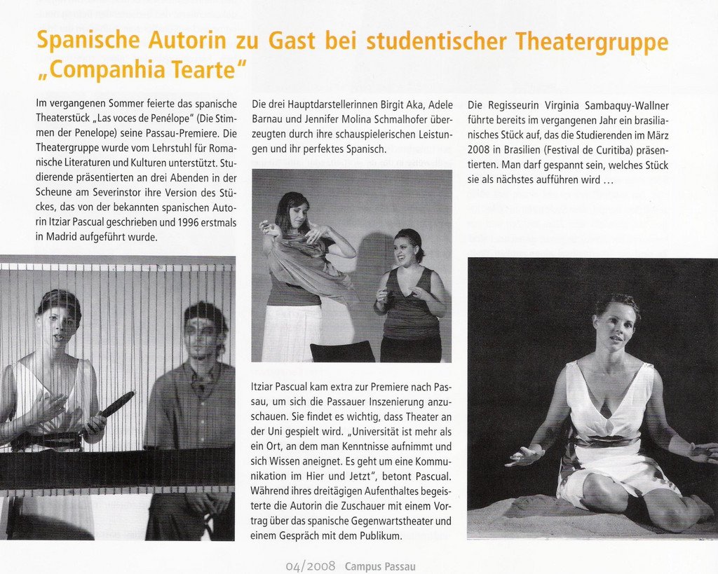 Las voces de Penelope (Campus Magazin)