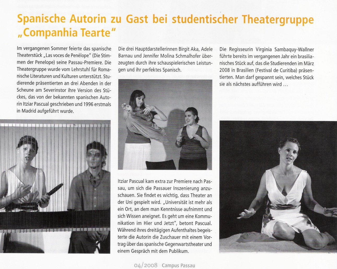 Las voces de Penelope (Campus Magazin)