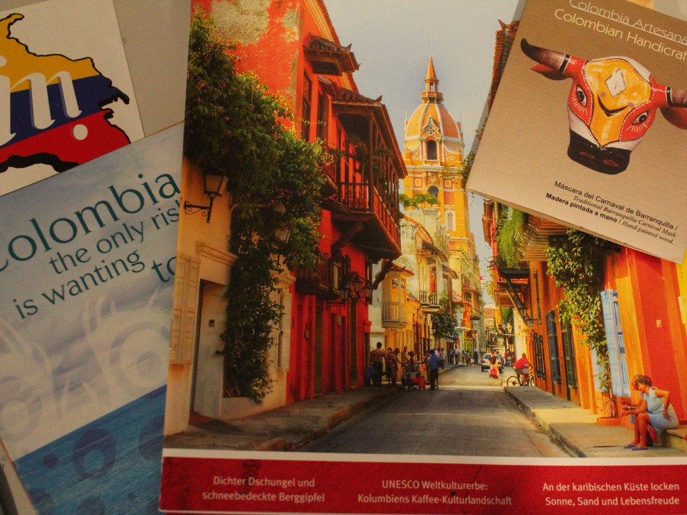 Plakate und Brosch&uuml;ren von Kolumbien