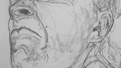 Zeichnung eines Gesichts