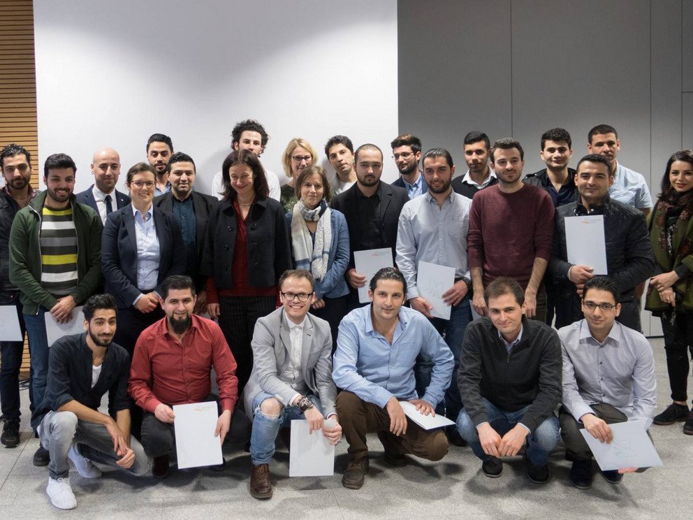 Abschlussveranstaltung zum Refugee Programm, M&auml;rz 2017