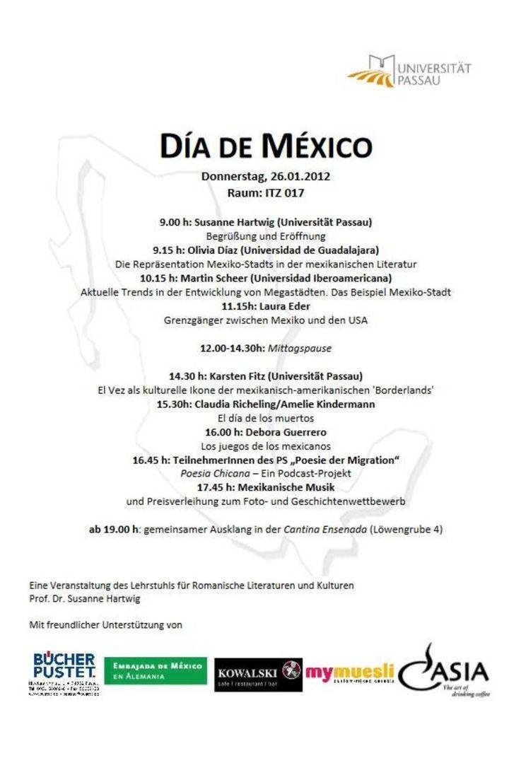 Plakat zum D&iacute;a de M&eacute;xico