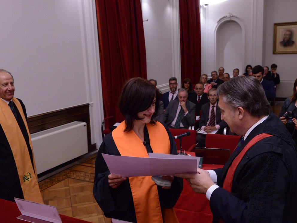 Verleihung der Insignien und des Diploms zum Ehrendoktor der Universidad del Salvador, Buenos Aires