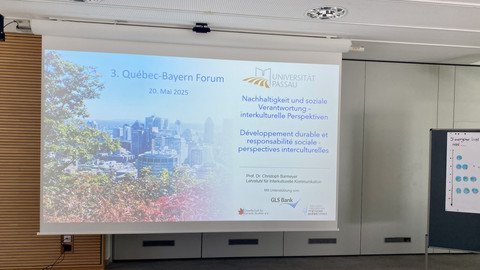 Qu&eacute;bec-Bayern Forum 2025