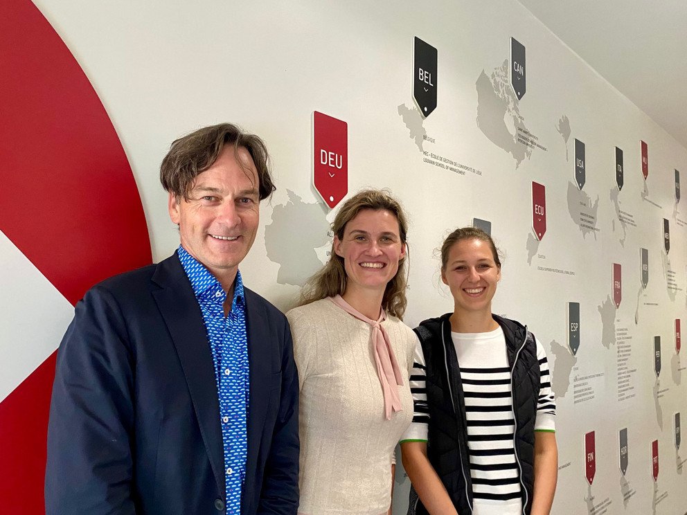 Prof. Christoph Barmeyer, Prof. Kerstin Kuyken and Elisabeth Huber 