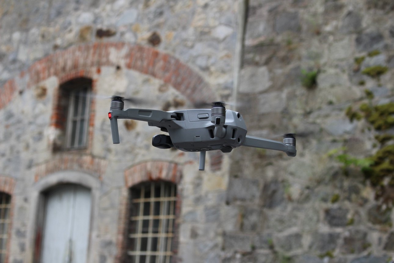 Drohne am Lehrstuhl f&uuml;r Computational Humanitties, Uni Passau