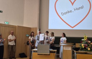 Dank der Studierenden