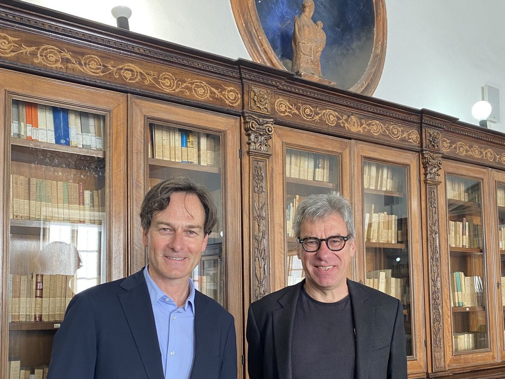 Prof. Ehrhardt and Prof. Barmeyer