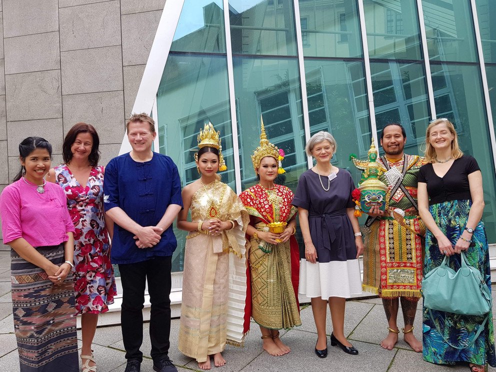 Geschenk des thail&auml;ndischen Generalkonsulats zum 40. Geburtstag der Universit&auml;t Passau, Juni 2018