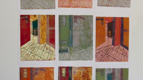 Ausstellungsst&uuml;ck INTERIEUR: Bilder an der Wand