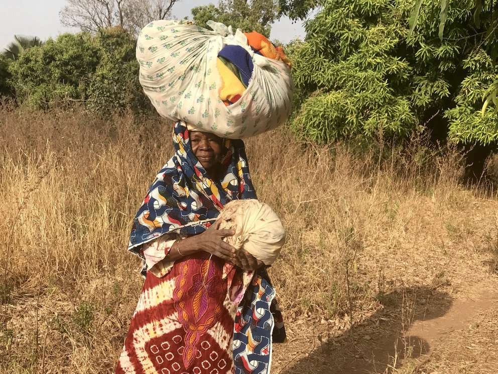 Lady at the Gambia River in Afia/Senegal