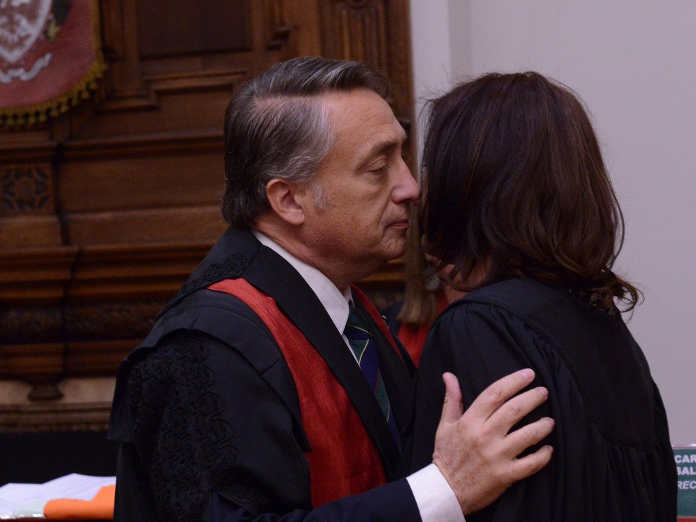 Verleihung der Insignien und des Diploms zum Ehrendoktor der Universidad del Salvador, Buenos Aires