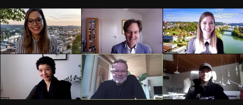 Podiumsdiskussion zum Thema &bdquo;Bikulturalit&auml;t&ldquo; auf Zoom