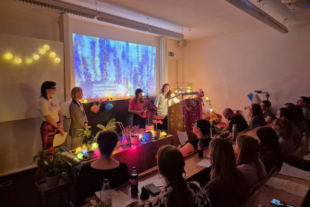 Photo of the participants at the Midsummer Night's Readings