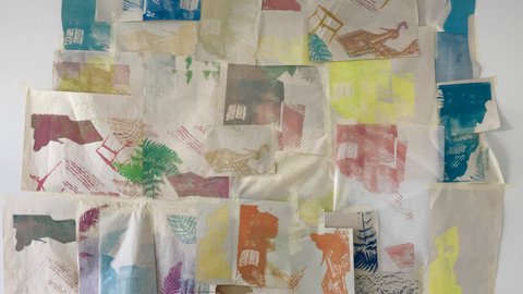 Ausstellungsst&uuml;ck Figuration und Abstraktion: Bunte Bl&auml;tter