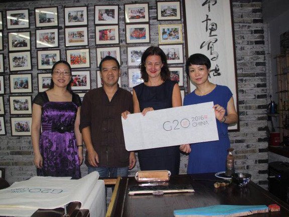 Besuch der Changjiang Experimental School in Hangzhou in China, September 2016