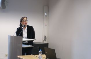 Lesung aus einem Werk von Jo&atilde;o Ubaldo Ribeiro durch Frau Isabel Ramos-Kauhausen