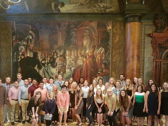 Empfang der Teilnehmer der Summer European Academy im Rathaus, Mai 2017