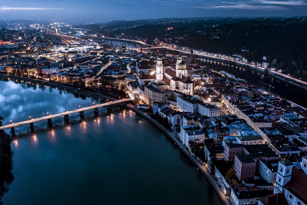 Passau by night Passau by night