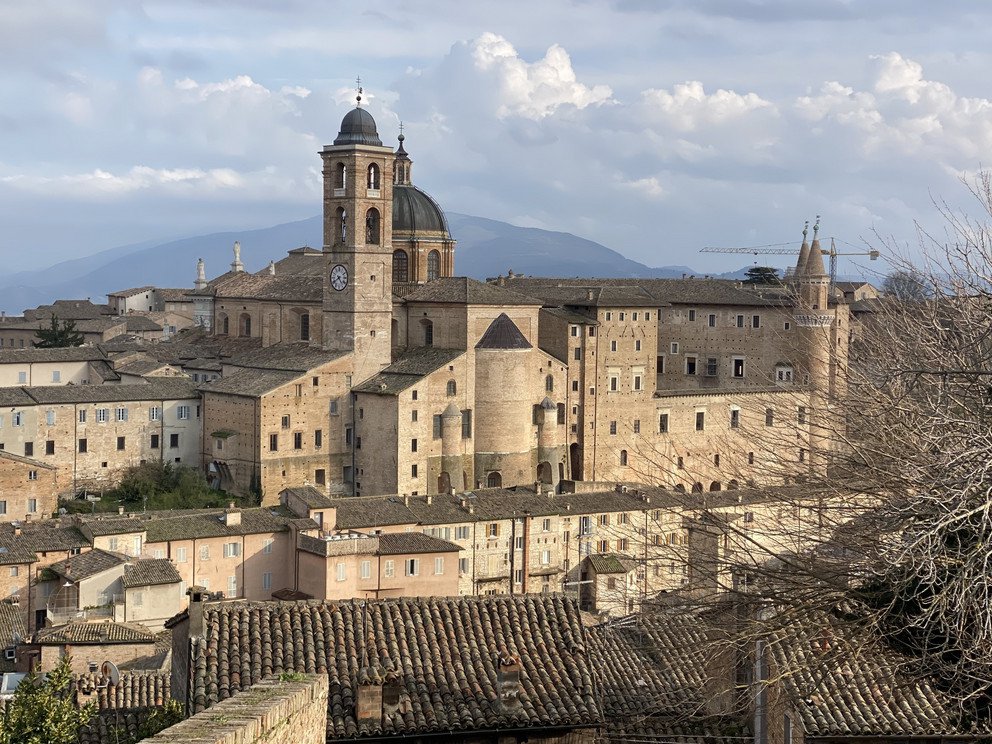 Urbino old town centre