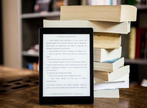 Picture of books and a tablet
