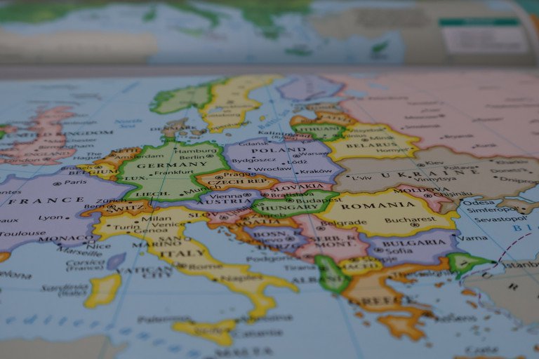Landkarte Europa
