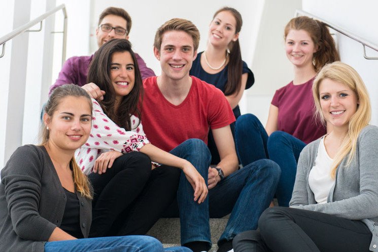 Students at the University of Passau