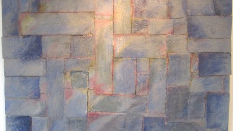 Abstraktes Bild mit geometrischen Formen