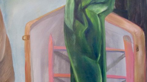 Gemaltes Bild von Alltagsgegenst&auml;nden