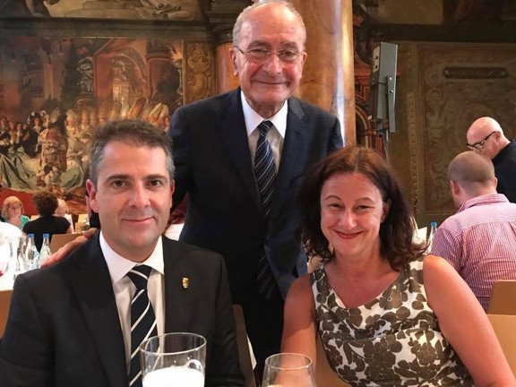 Feierlichkeiten anl&auml;sslich des 30-j&auml;hrigen Jubil&auml;ums der St&auml;dtepartnerschaft zwischen Passau und M&aacute;laga, August 2017